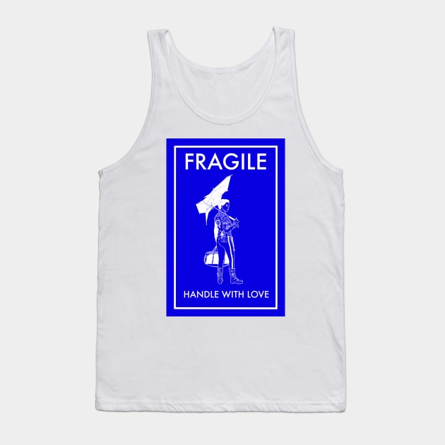 Fragile Blue Tank Top by zody